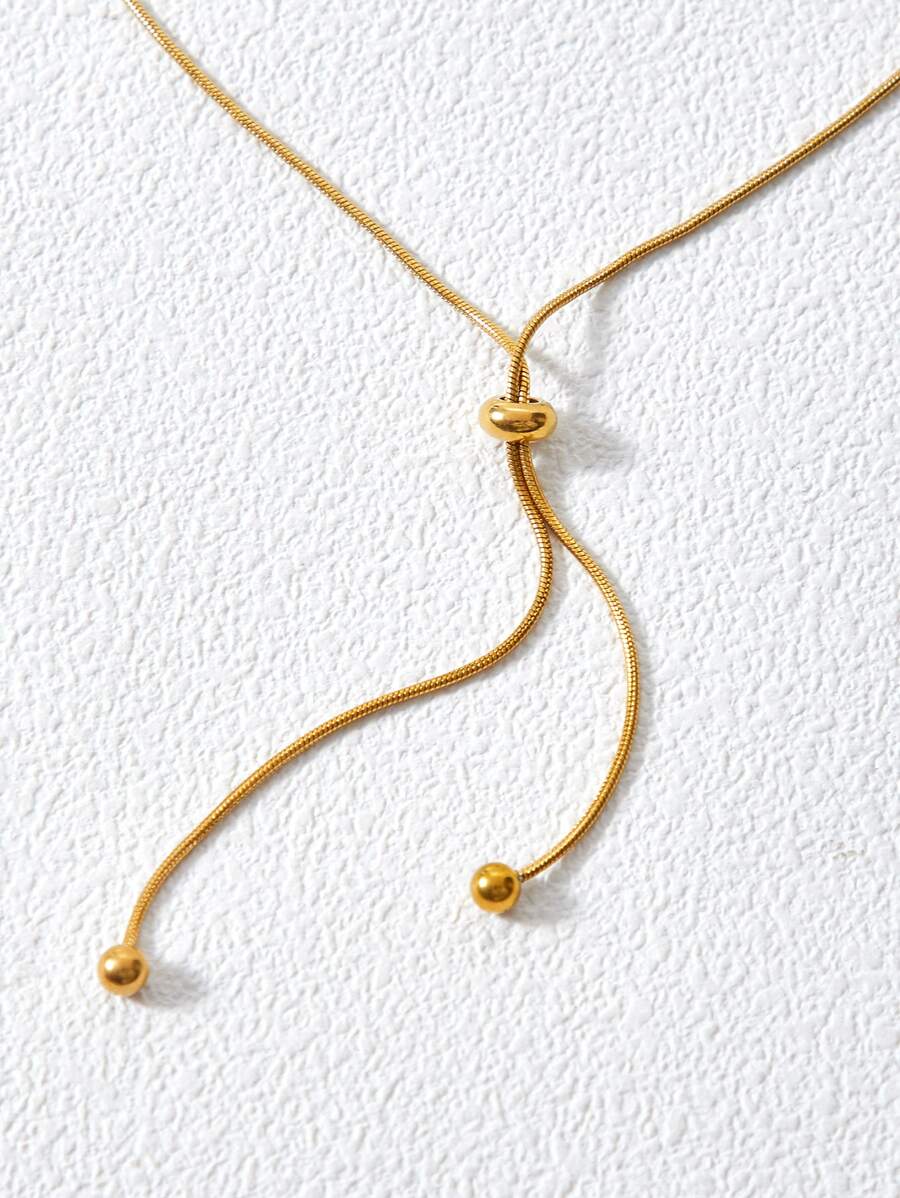 Colar Élégance Ajustable Banhado em Ouro 18K