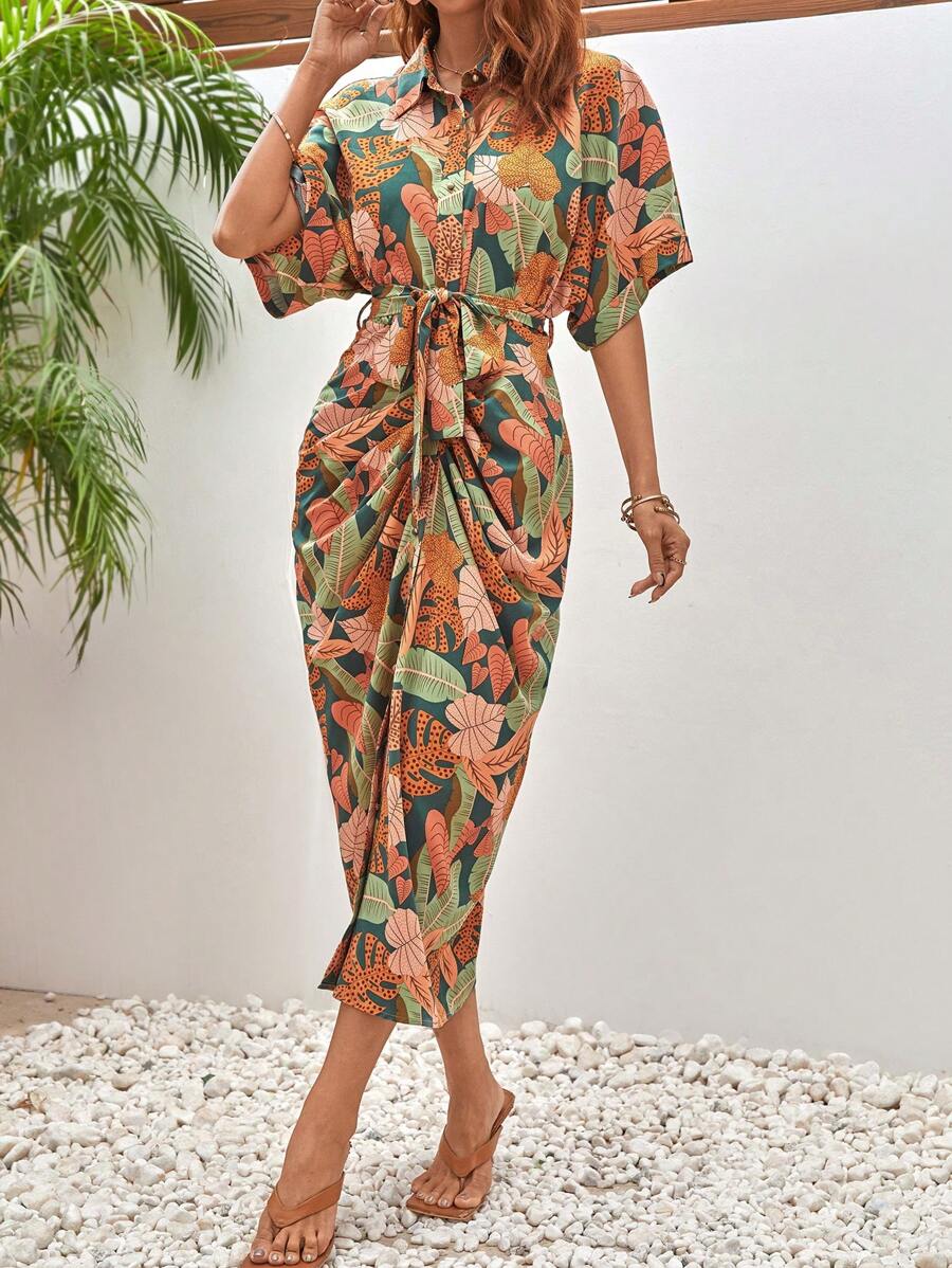 Vestido Évora Tropic Midi