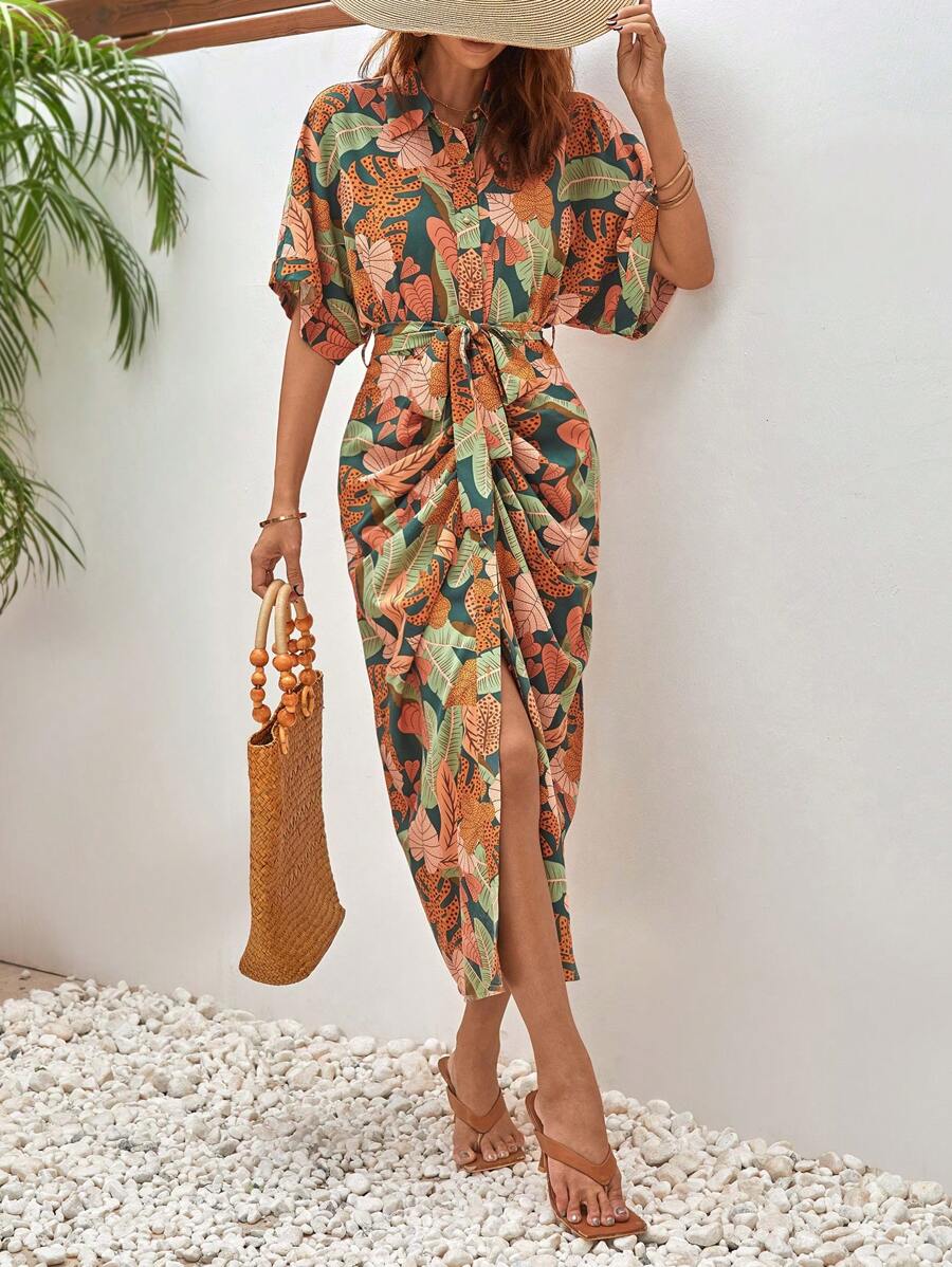 Vestido Évora Tropic Midi
