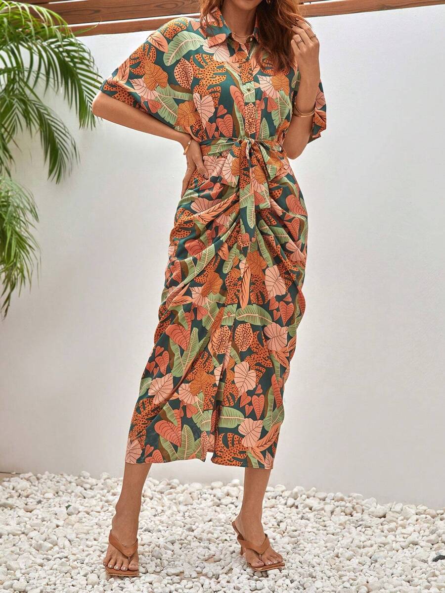 Vestido Évora Tropic Midi