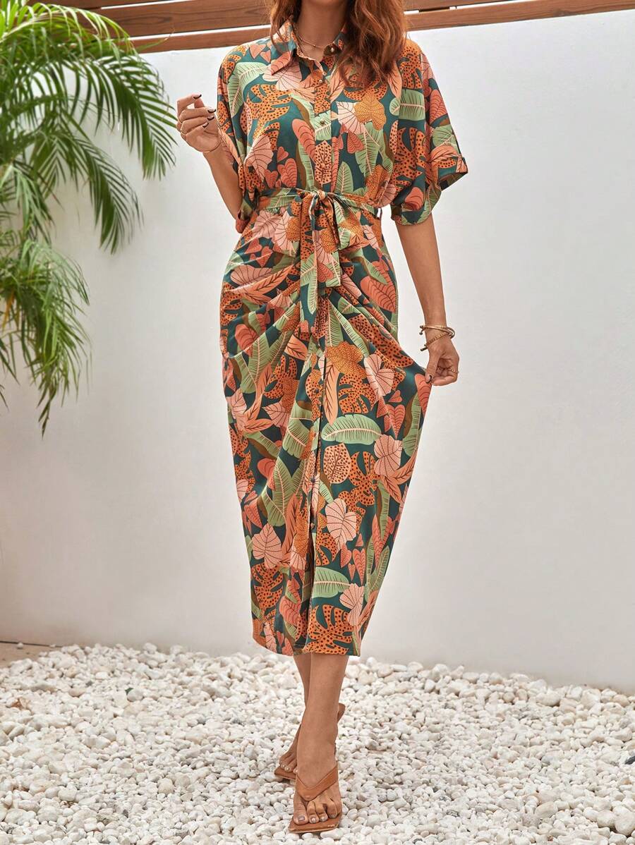 Vestido Évora Tropic Midi