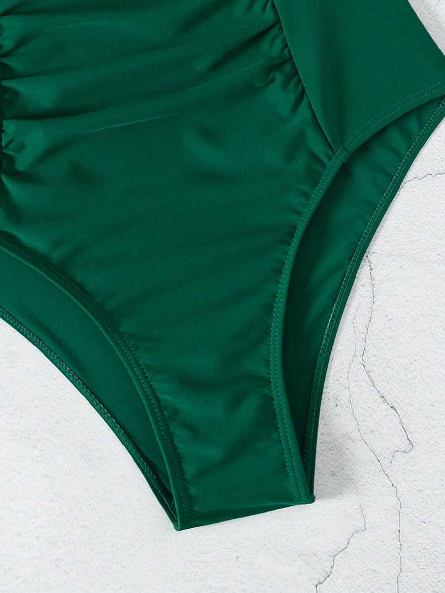 Maiô Elegance Detalhe Metálico em U