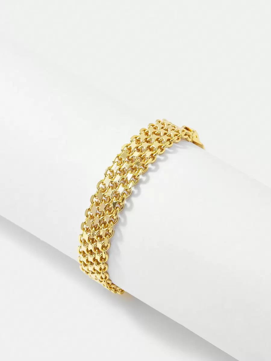 Pulseira Aurielle Banhado em Ouro 18K
