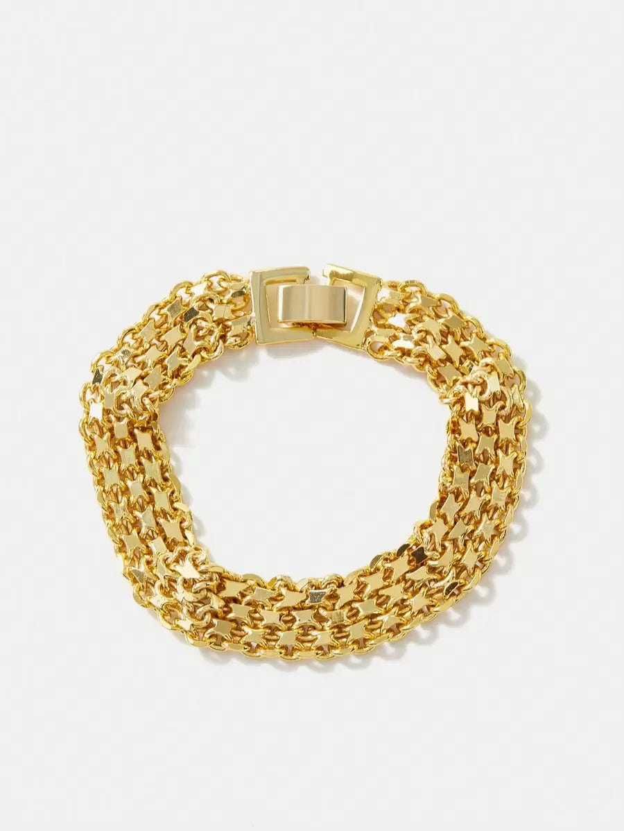 Pulseira Aurielle Banhado em Ouro 18K