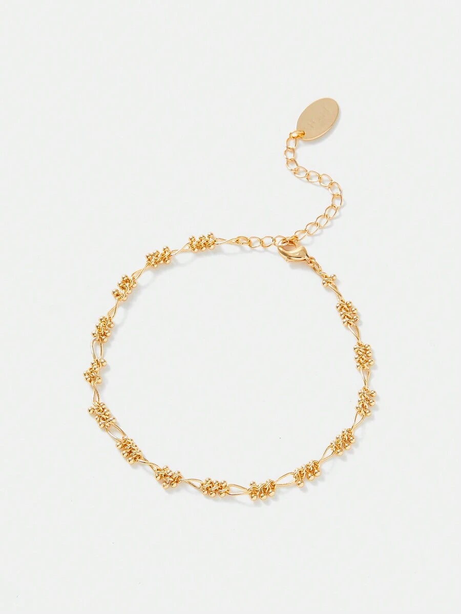 Pulseira Éclat Florale Banhada em Ouro 18K
