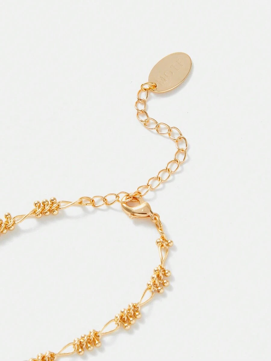 Pulseira Éclat Florale Banhada em Ouro 18K
