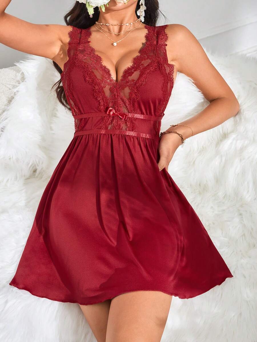 Camisola Claire Satin Lace