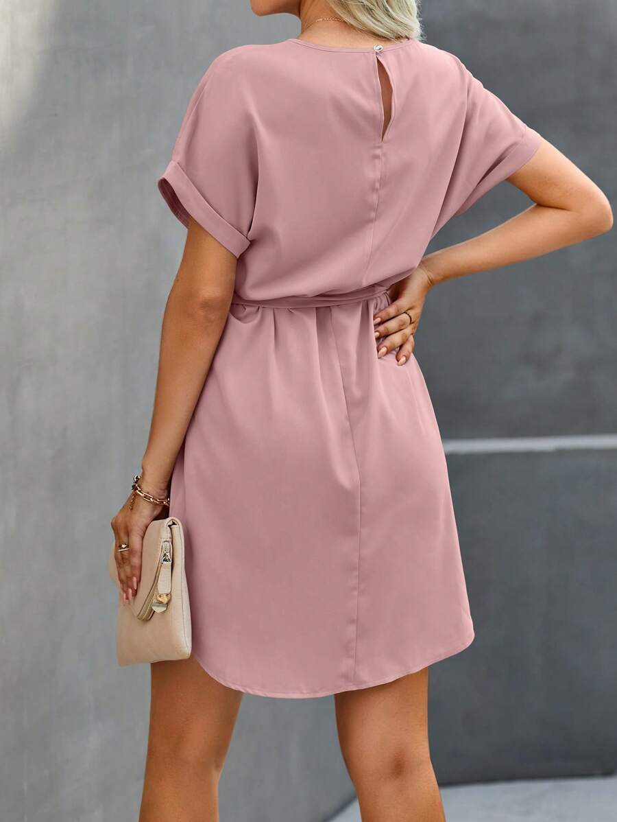 Vestido Laura Curto com Amarração