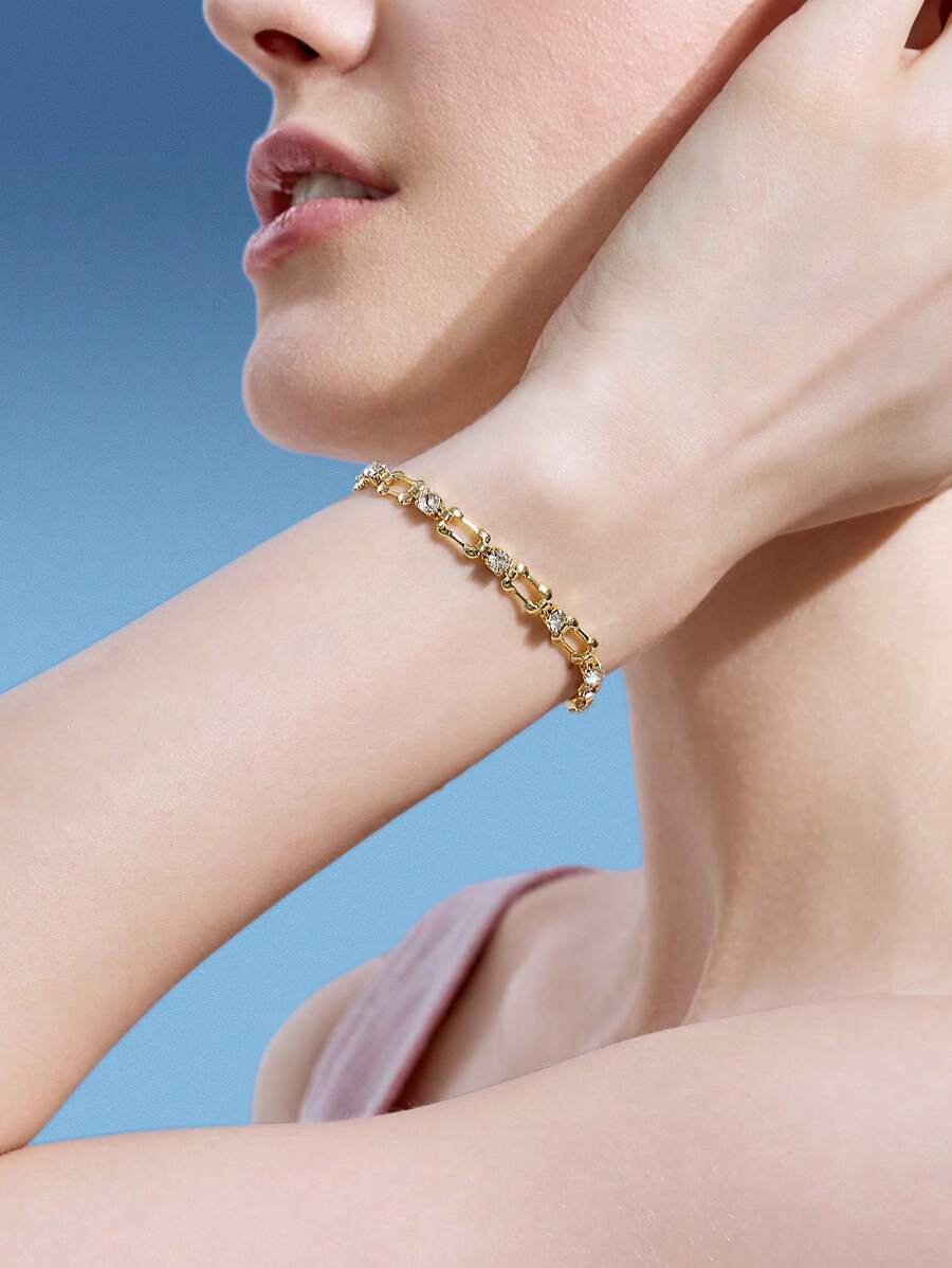 Pulseira Éloah Banhado em Ouro 18K