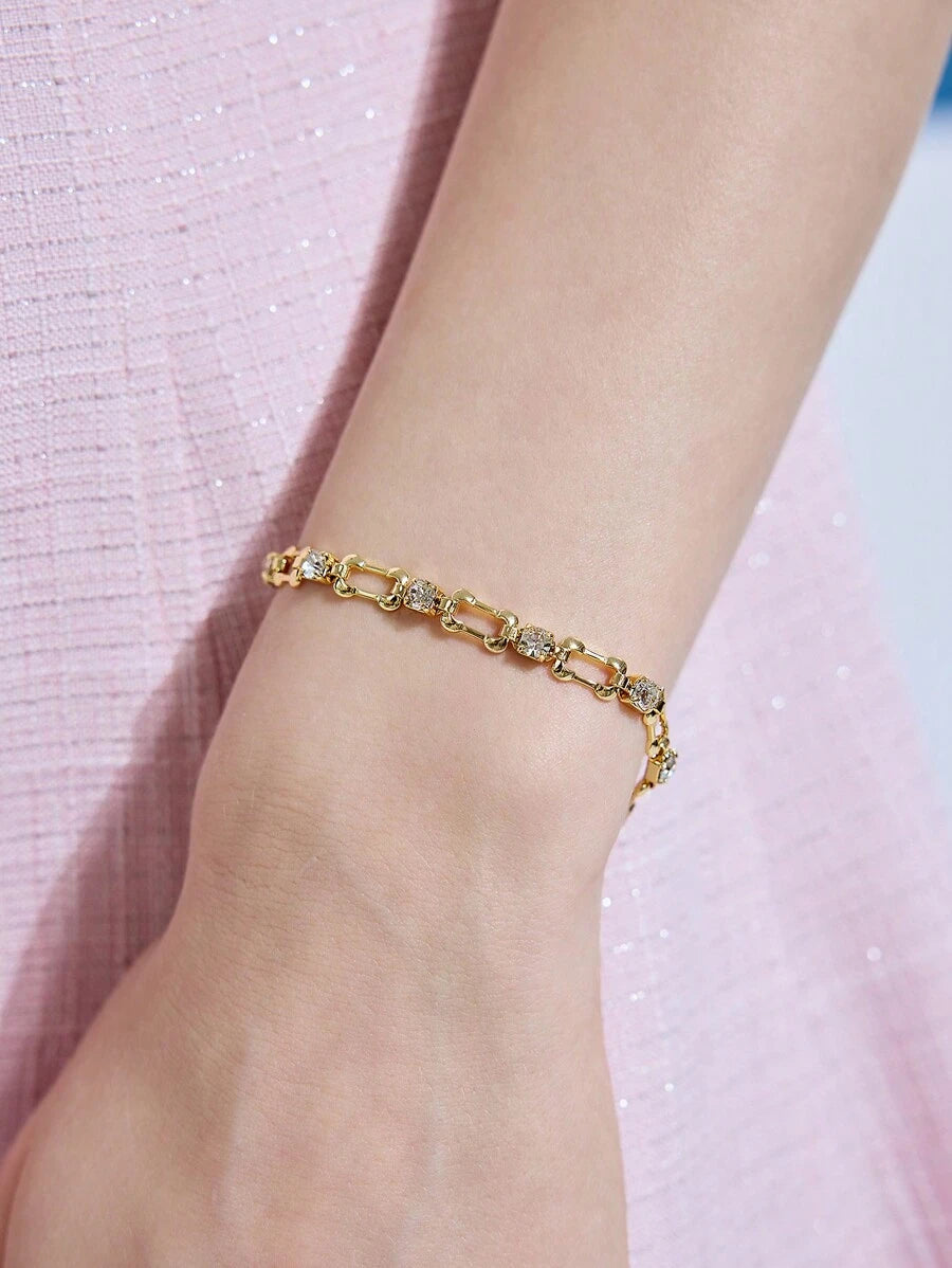 Pulseira Éloah Banhado em Ouro 18K