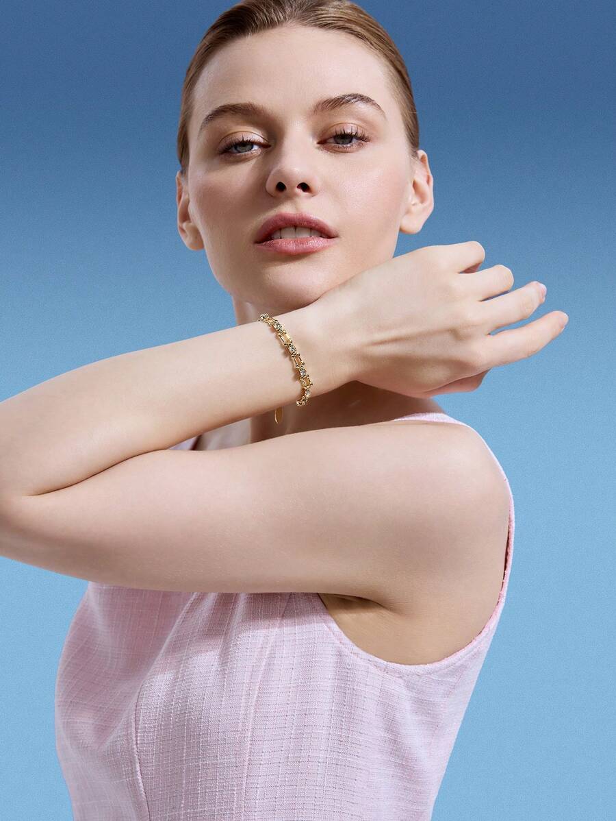 Pulseira Éloah Banhado em Ouro 18K