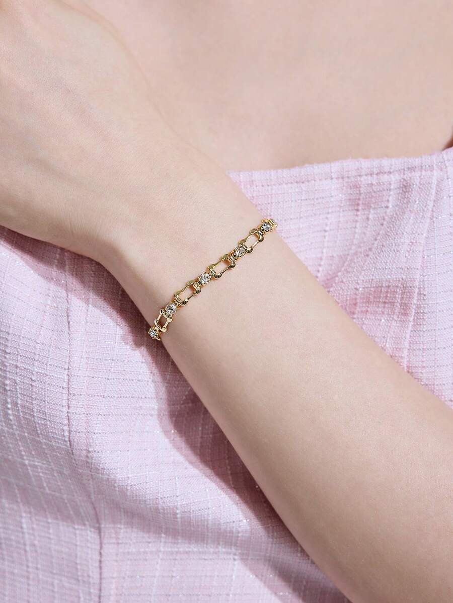 Pulseira Éloah Banhado em Ouro 18K