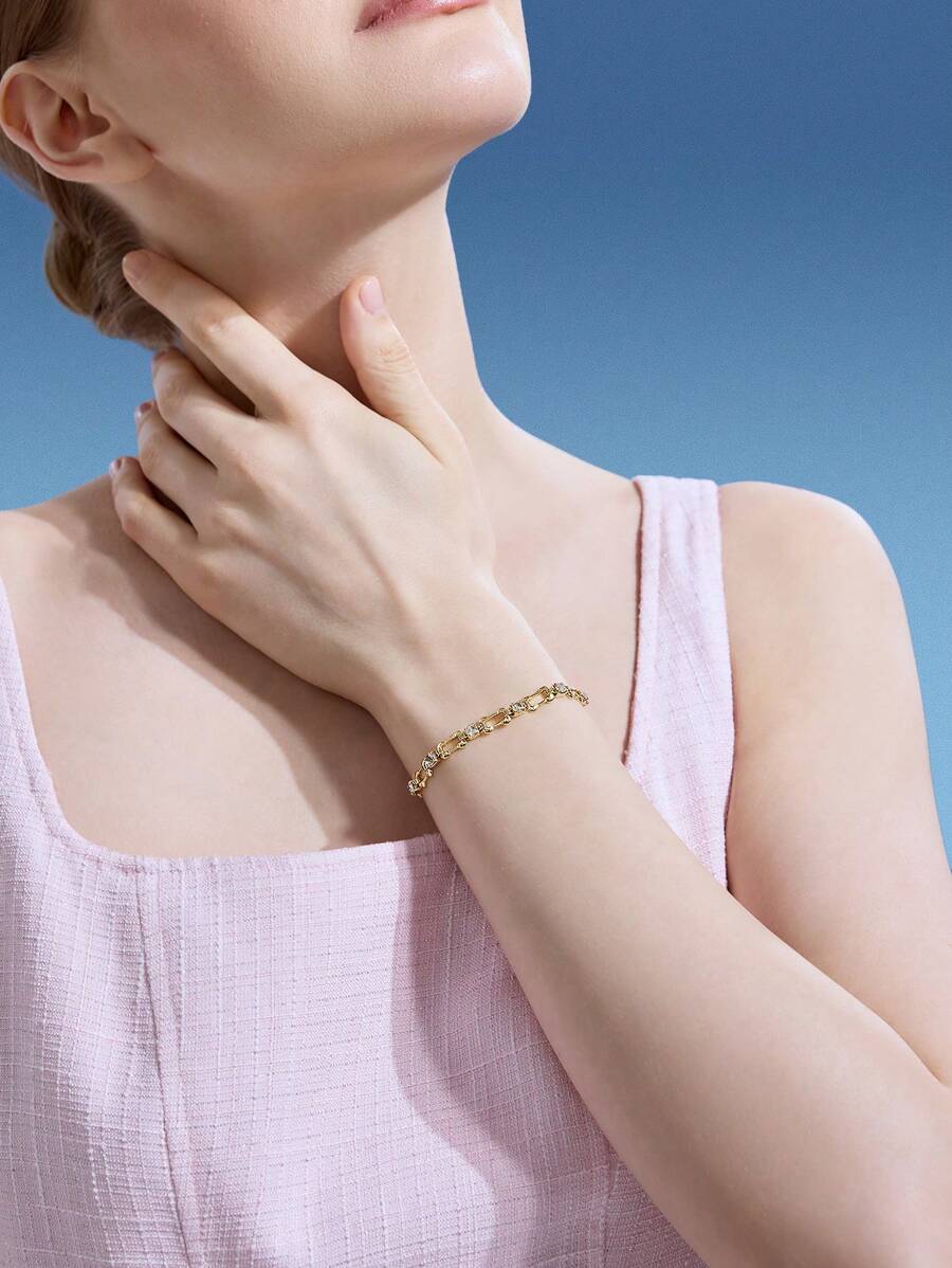 Pulseira Éloah Banhado em Ouro 18K