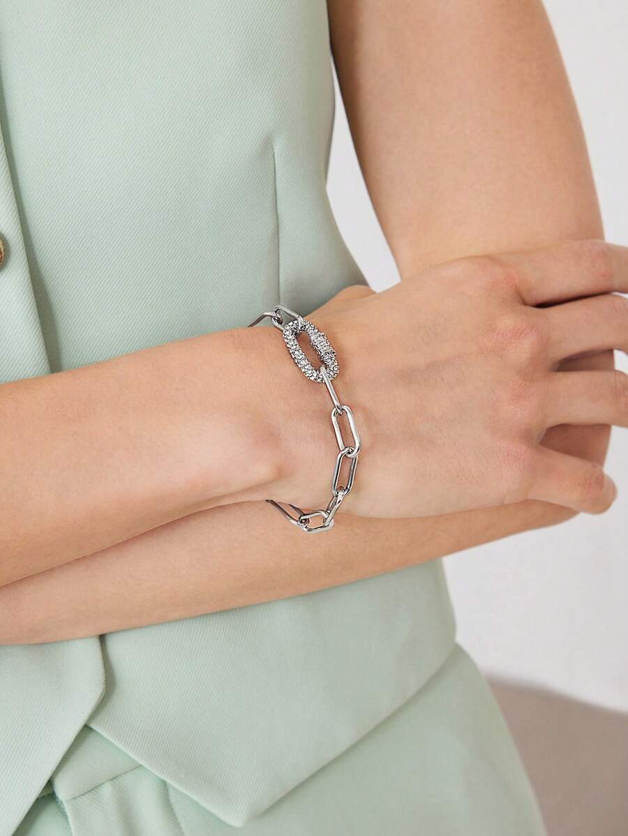 Pulseira Élise Pavé Banhada em Ouro 18K