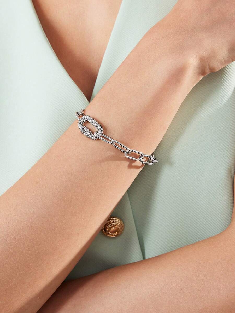 Pulseira Élise Pavé Banhada em Ouro 18K