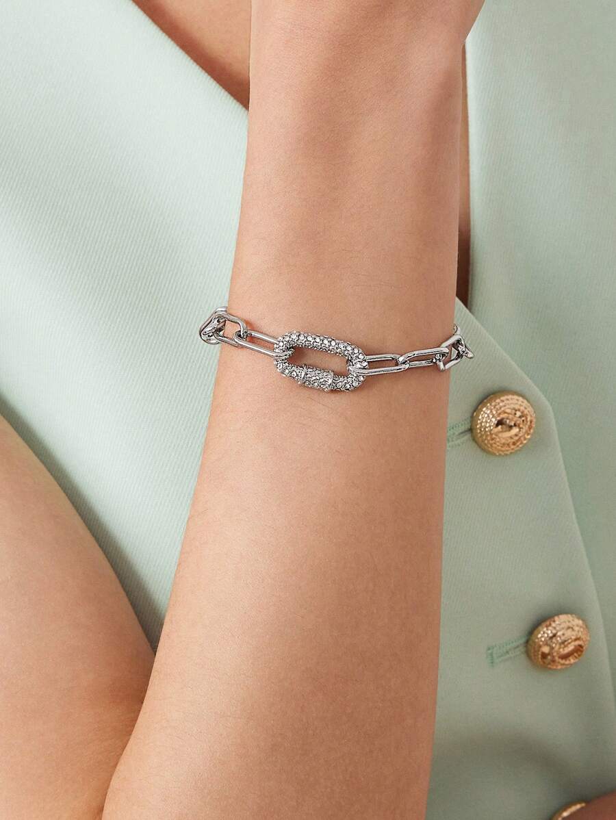 Pulseira Élise Pavé Banhada em Ouro 18K