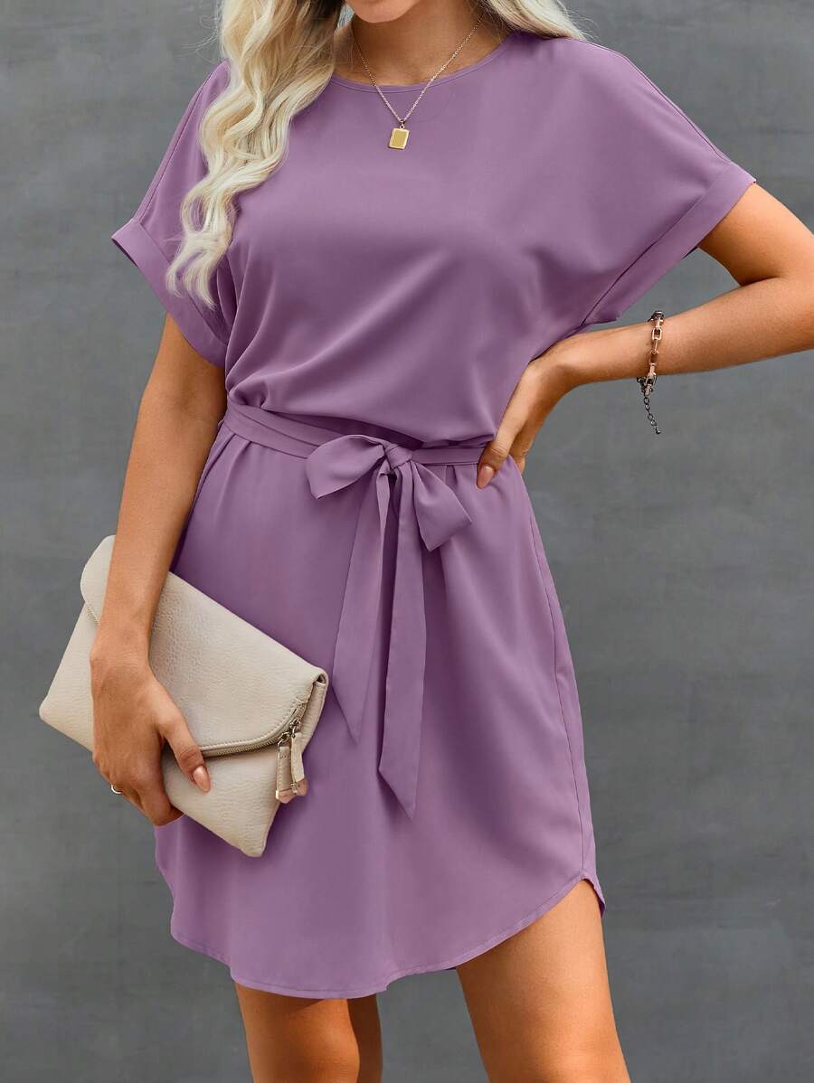 Vestido Laura Curto com Amarração