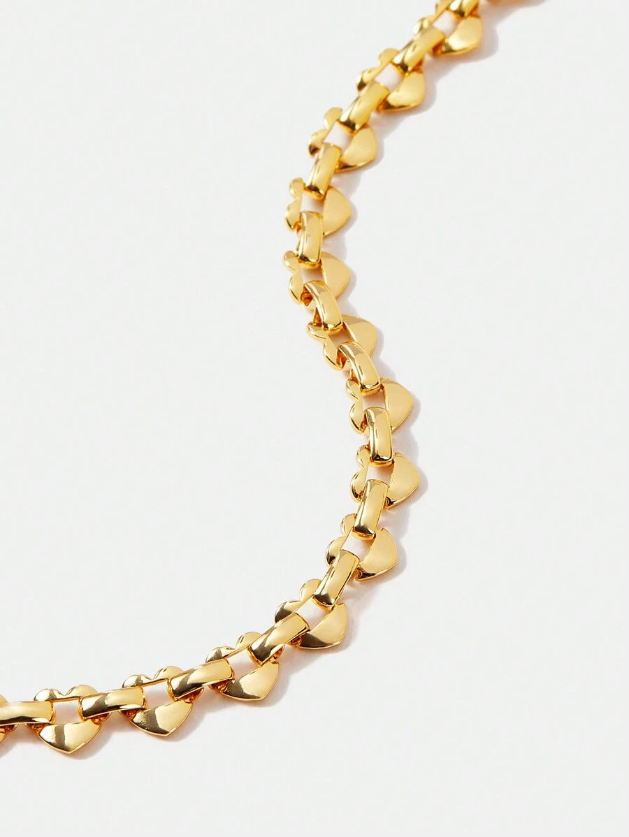 Pulseira Corações Lumière Banhada em Ouro 18K