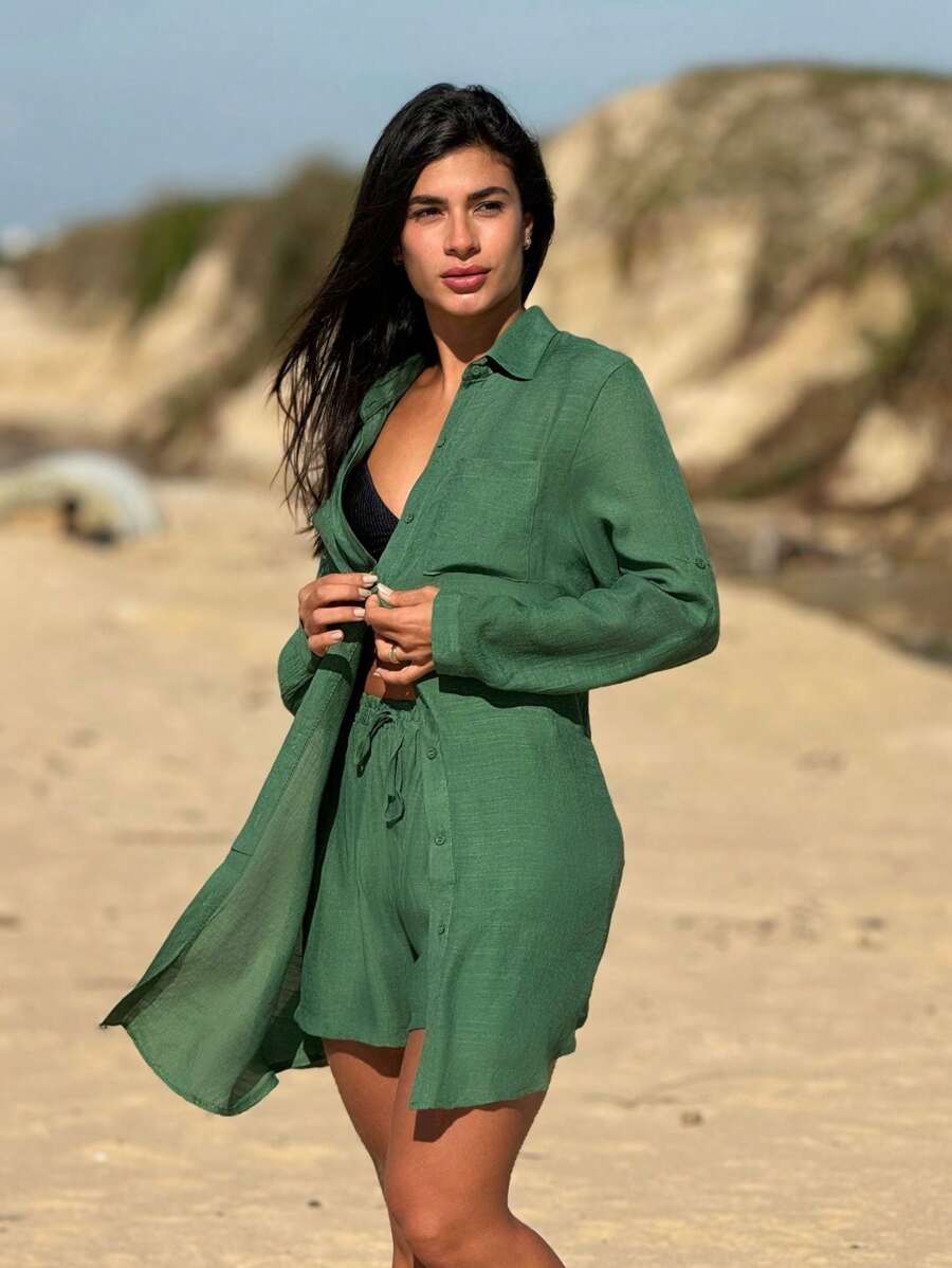 Saída de Praia Camisão e Short Verão