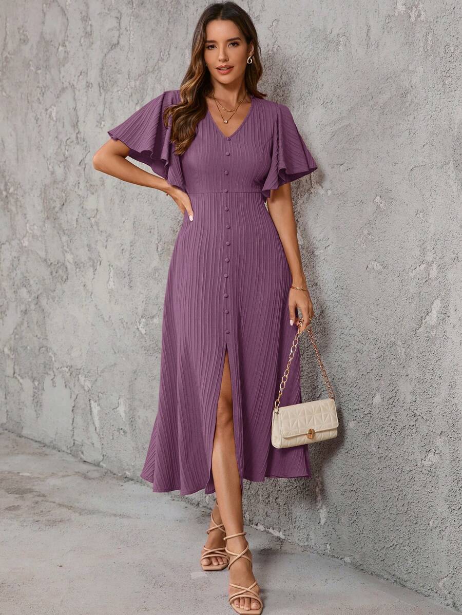 Vestido Camila com Botões Frontais
