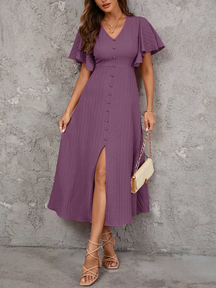 Vestido Camila com Botões Frontais