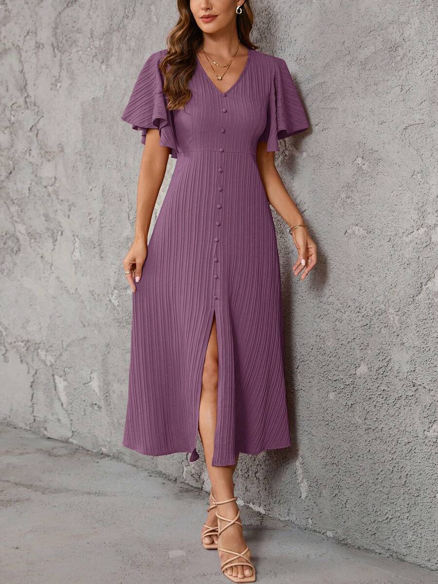 Vestido Camila com Botões Frontais