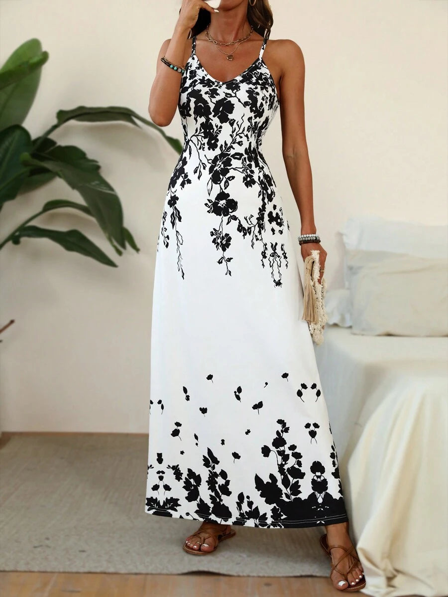 Vestido Aurora Longo Floral