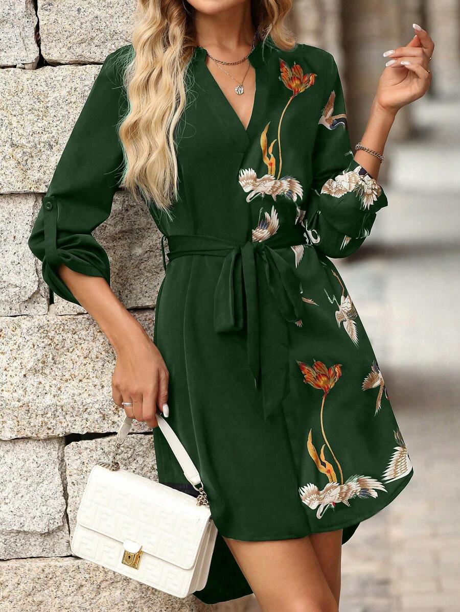 Vestido Poá Elisa Elegante Trabalho