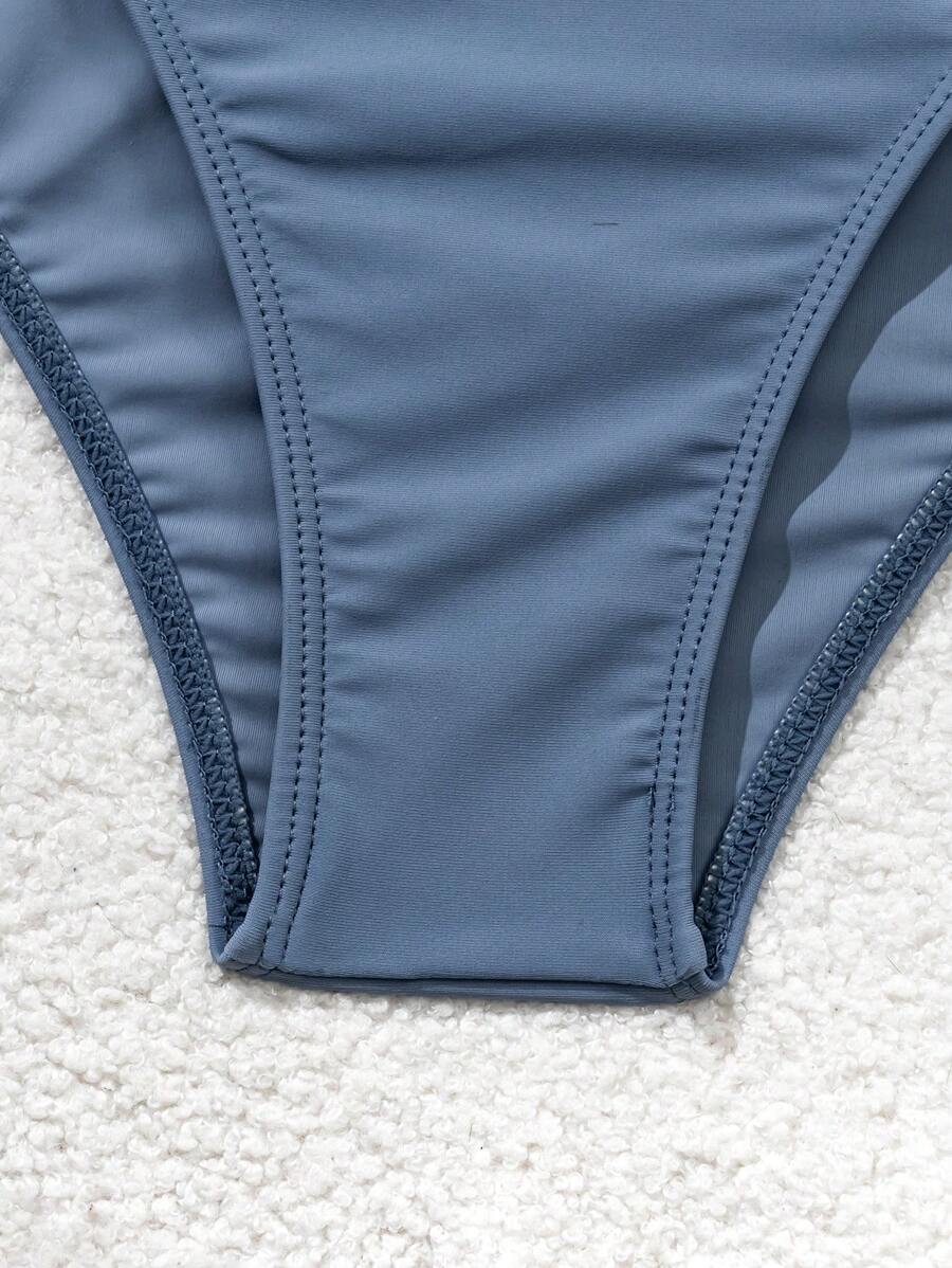 Tankini Flora Alça Fina Decote V
