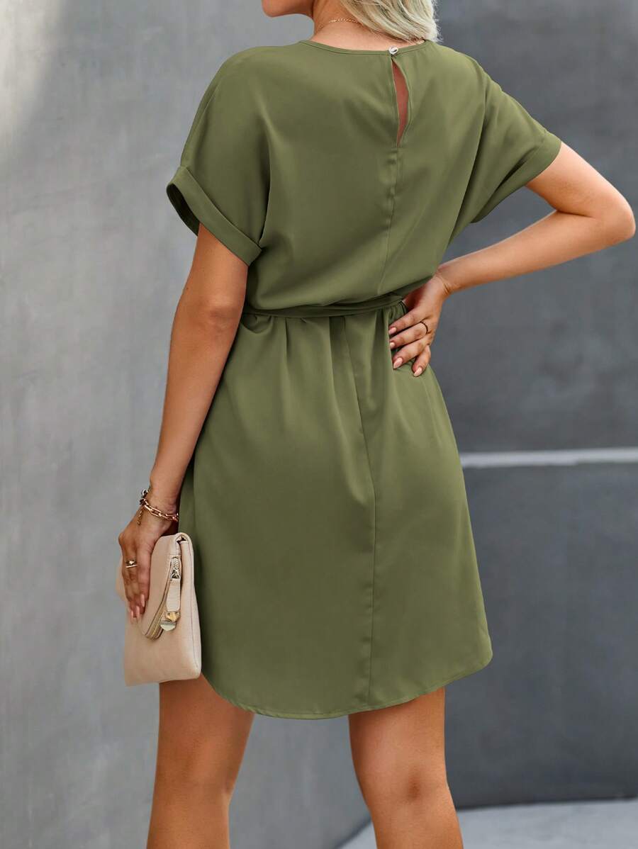 Vestido Laura Curto com Amarração