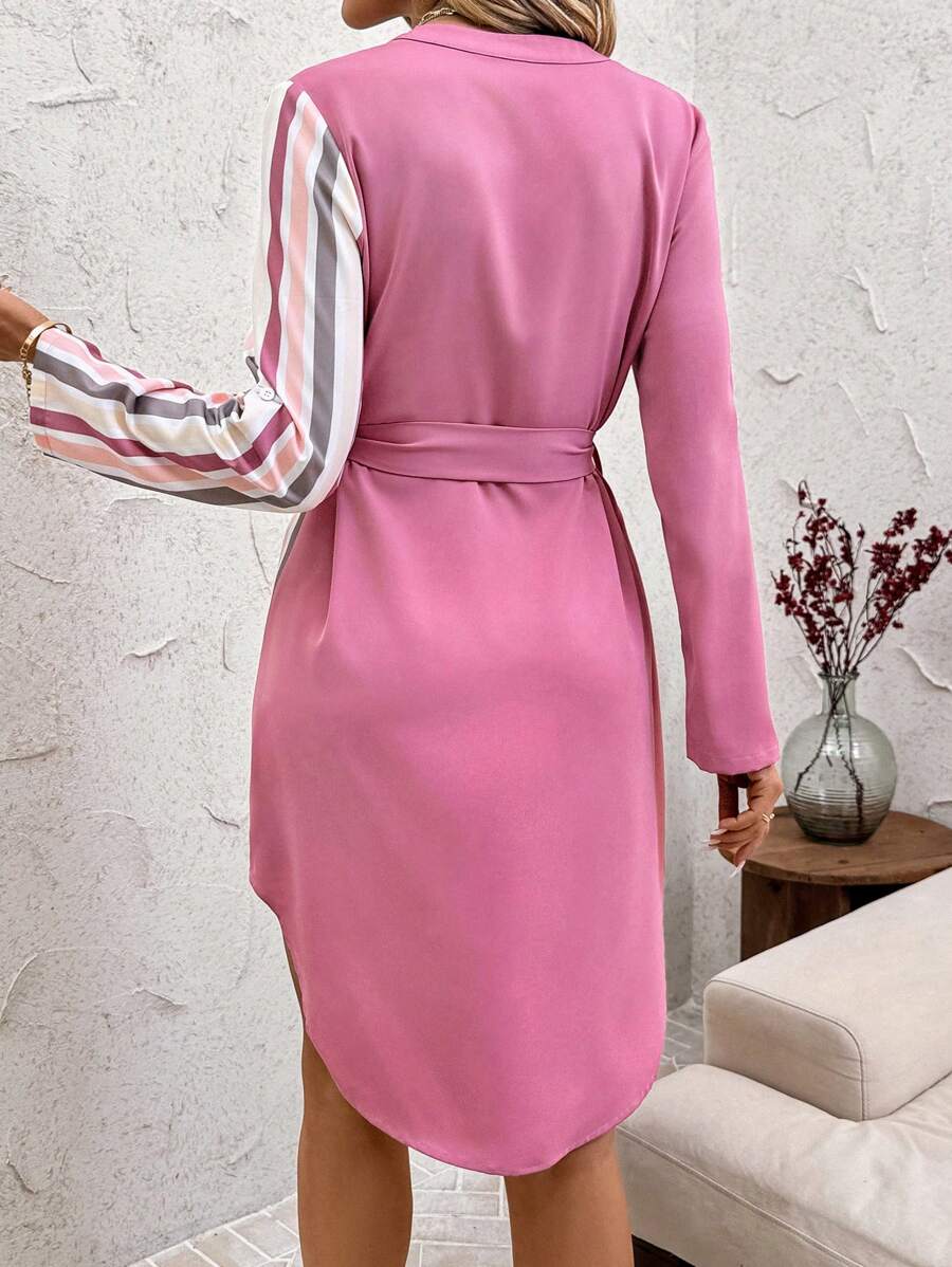 Vestido Poá Elisa Elegante Trabalho