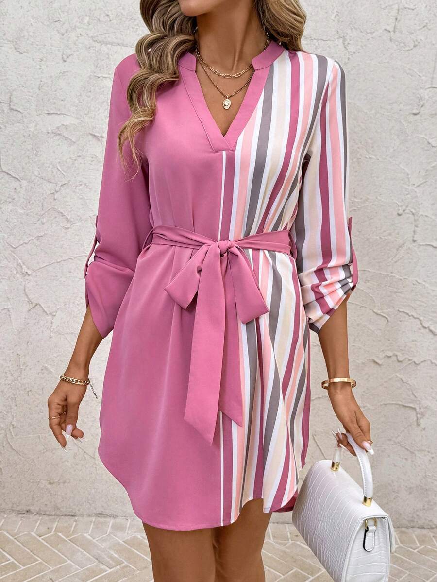 Vestido Poá Elisa Elegante Trabalho