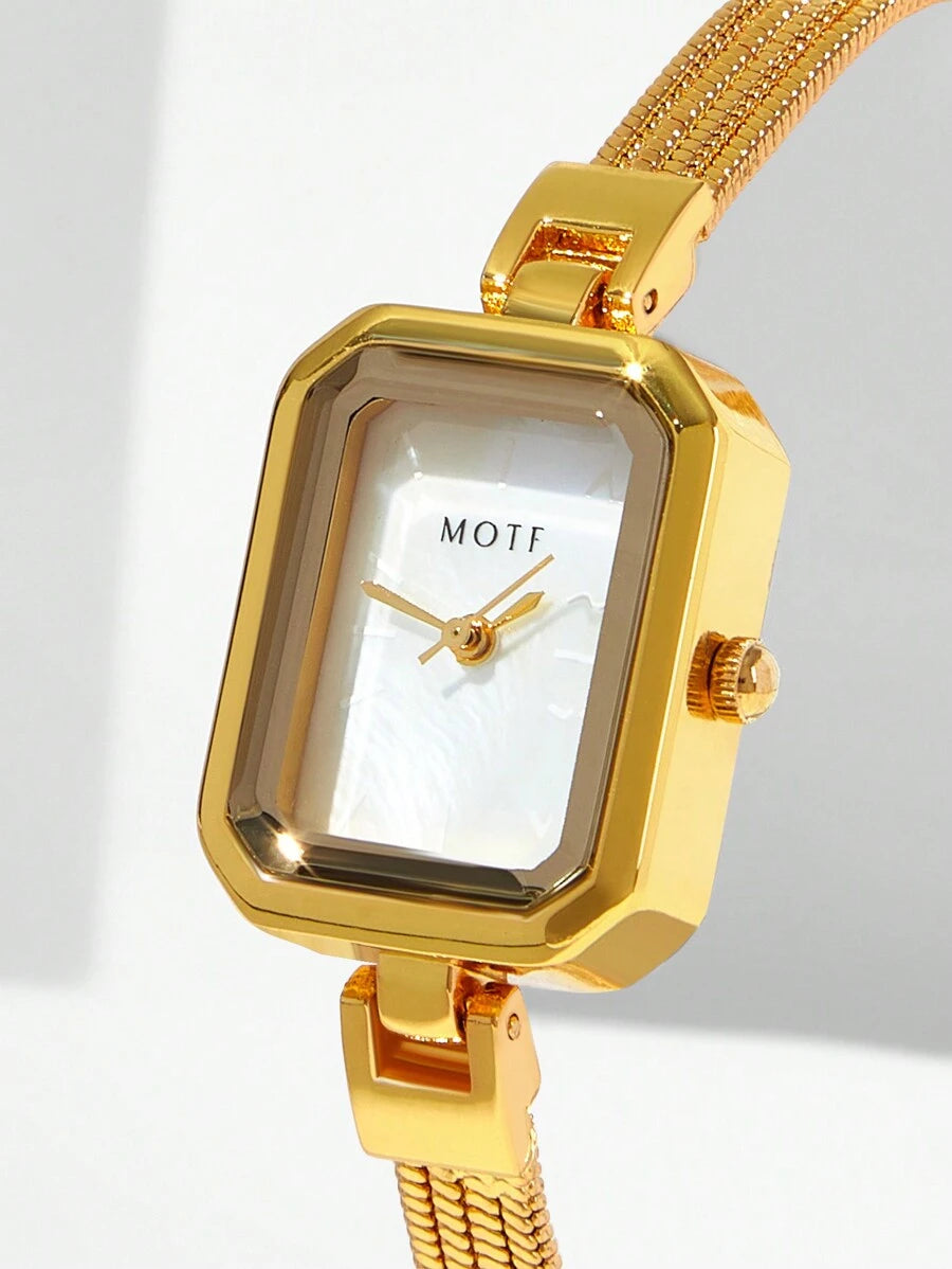 Relógio Lumière Royale Mesh Banhado em Ouro 18K
