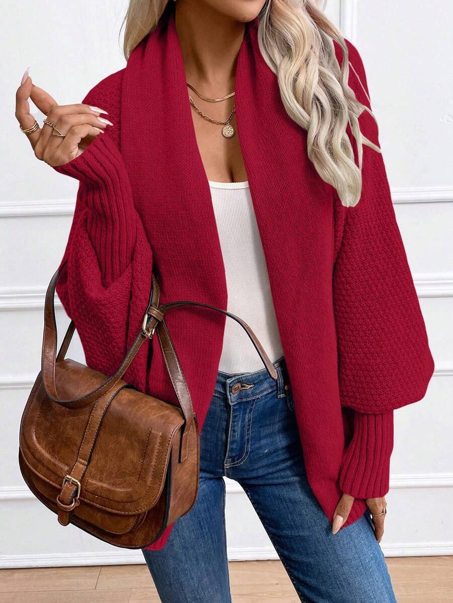 Cardigan Helena Tricô Alongado