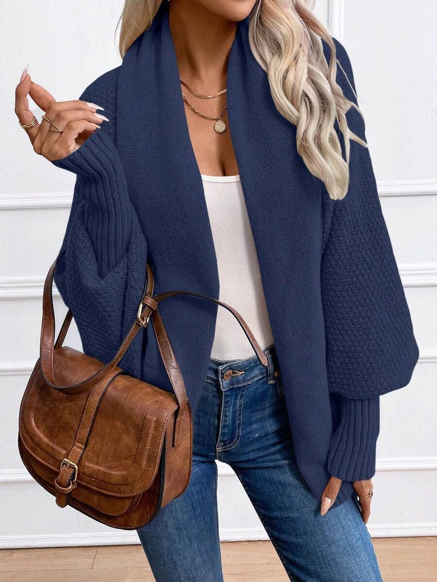 Cardigan Helena Tricô Alongado