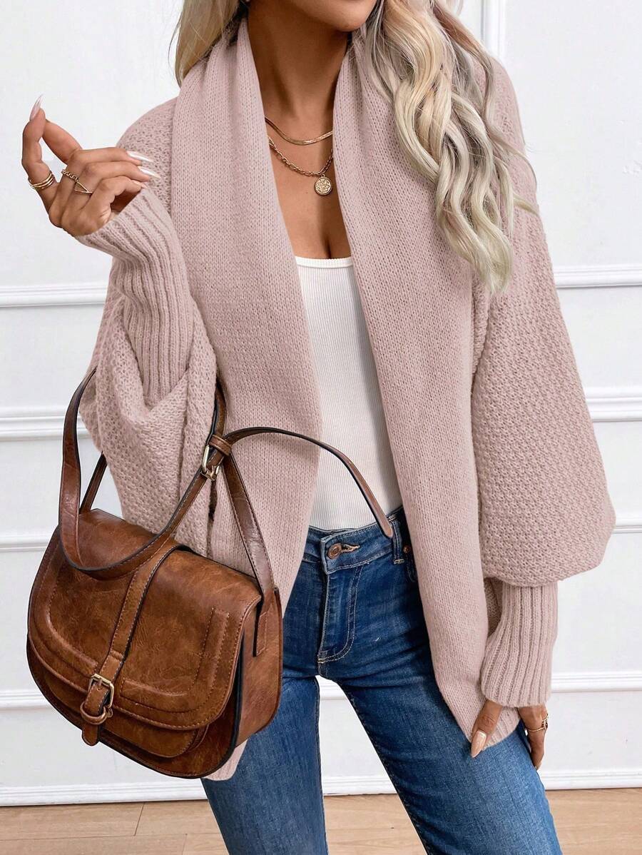 Cardigan Helena Tricô Alongado