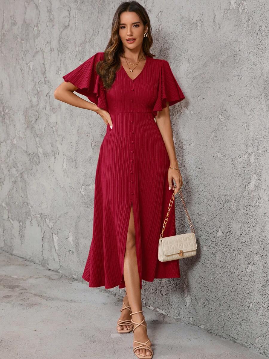 Vestido Camila com Botões Frontais