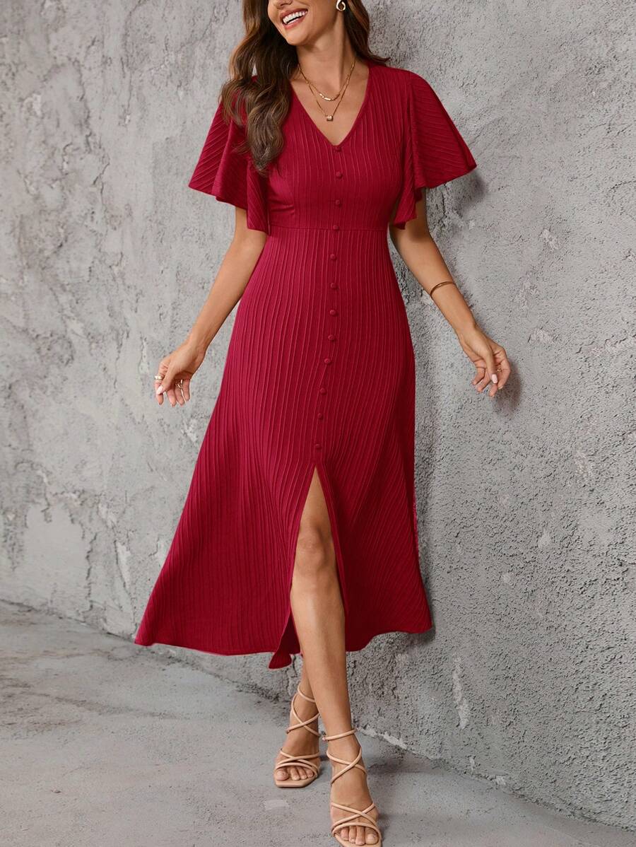 Vestido Camila com Botões Frontais