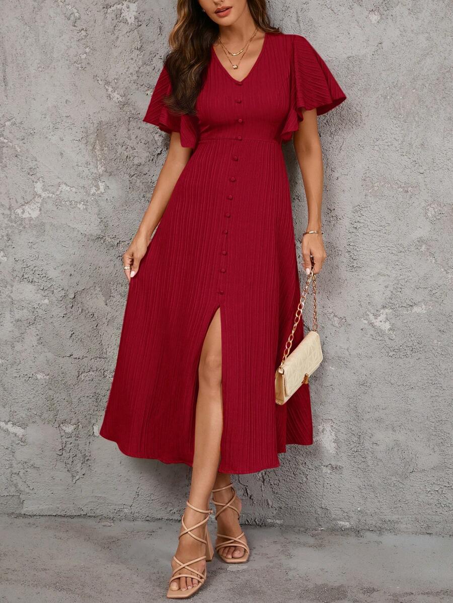 Vestido Camila com Botões Frontais