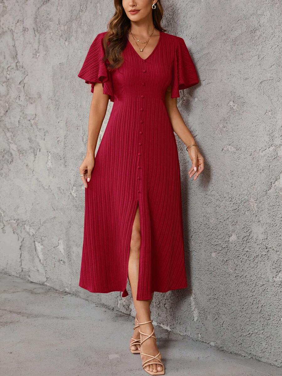 Vestido Camila com Botões Frontais