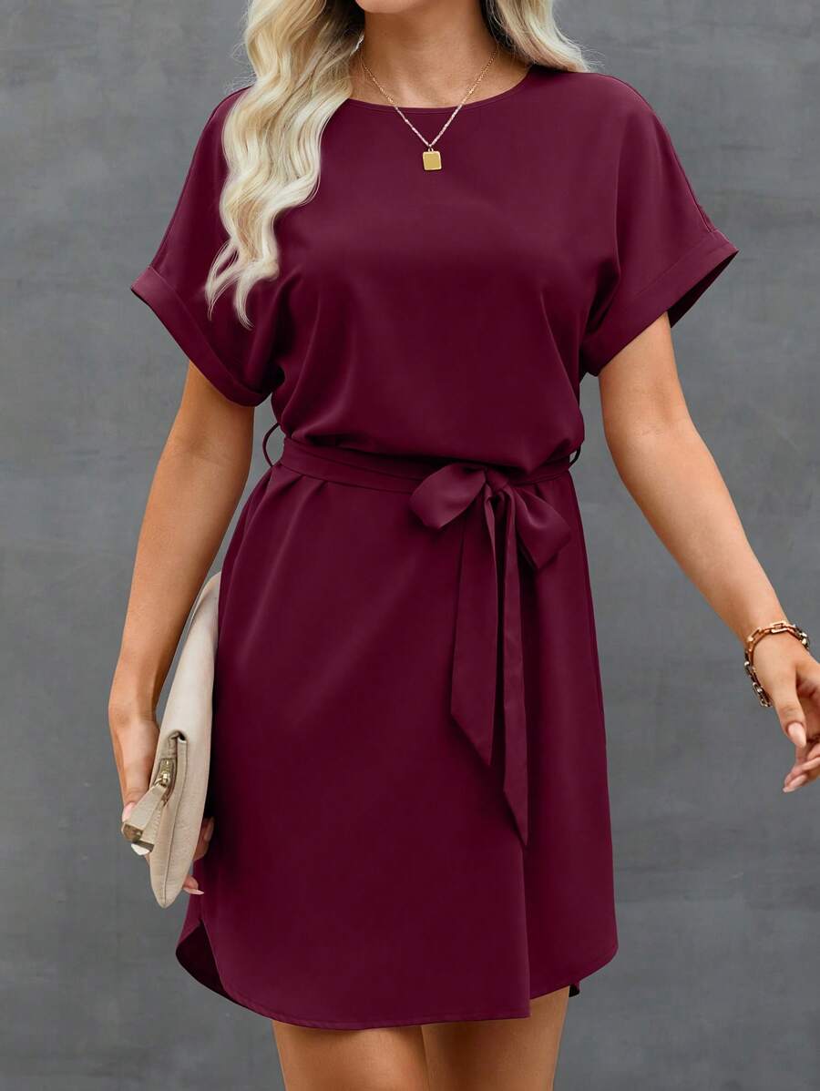 Vestido Laura Curto com Amarração