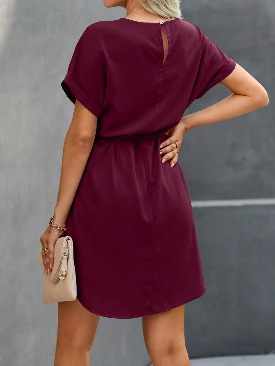 Vestido Laura Curto com Amarração