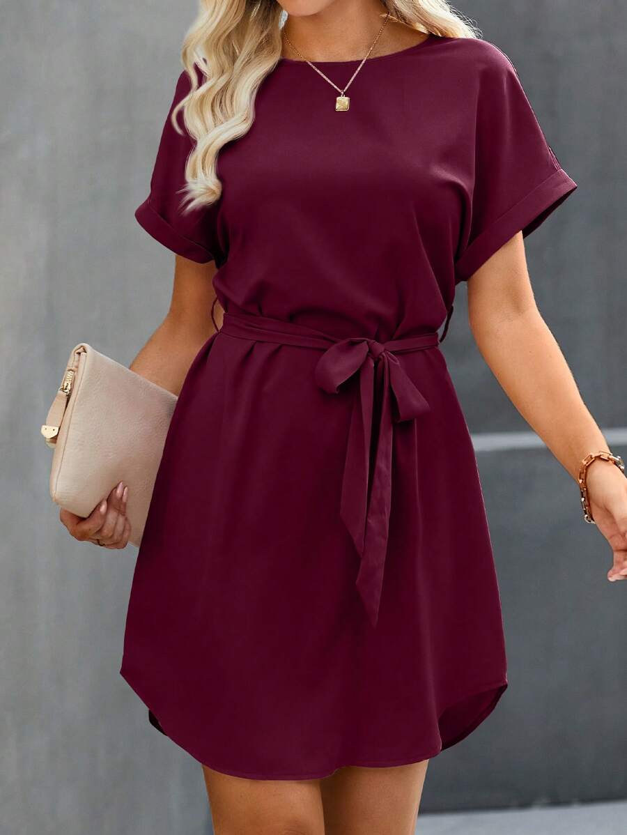 Vestido Laura Curto com Amarração