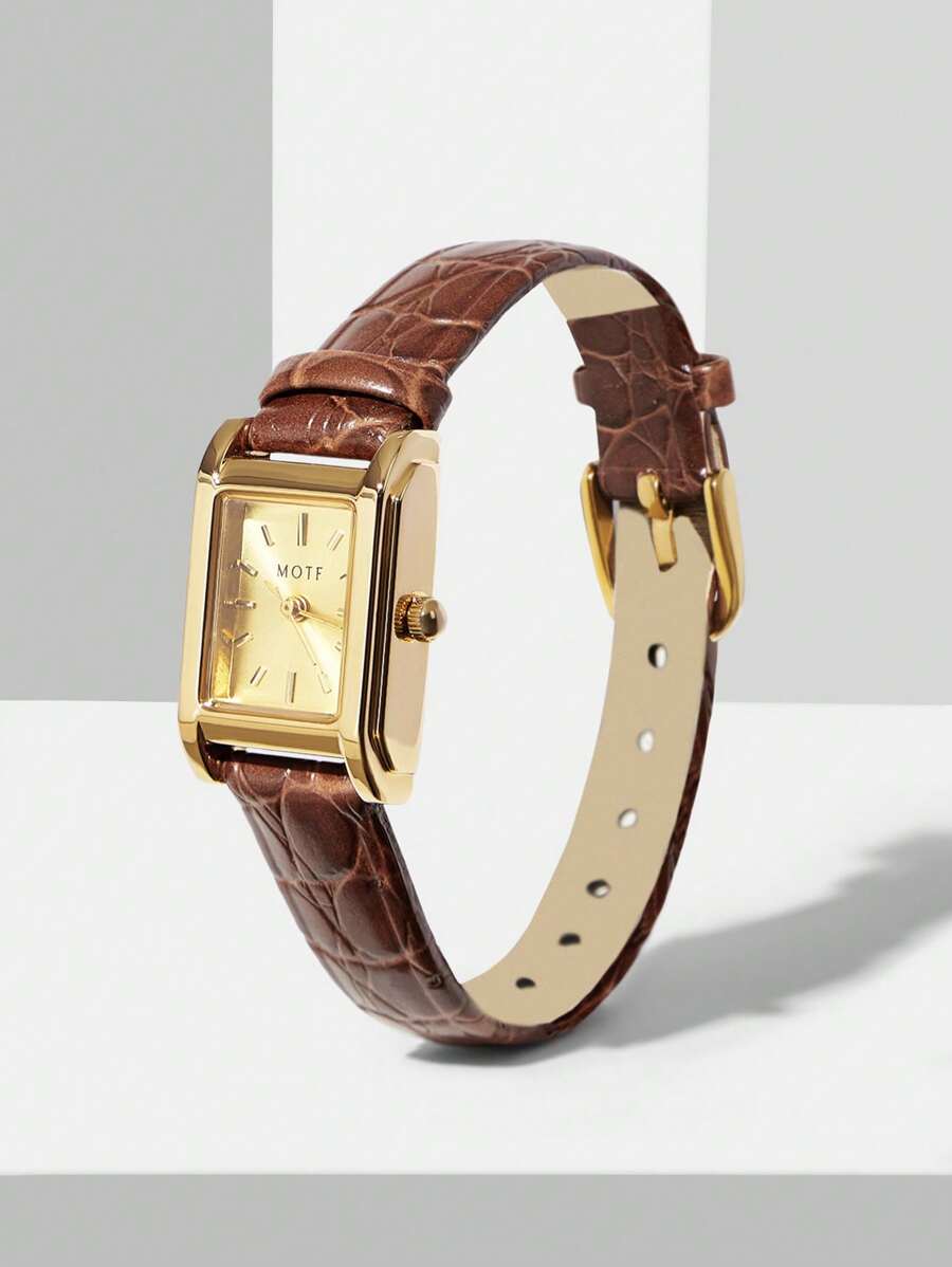 Relógio Lumière Carré Classic Banhado em Ouro 18K