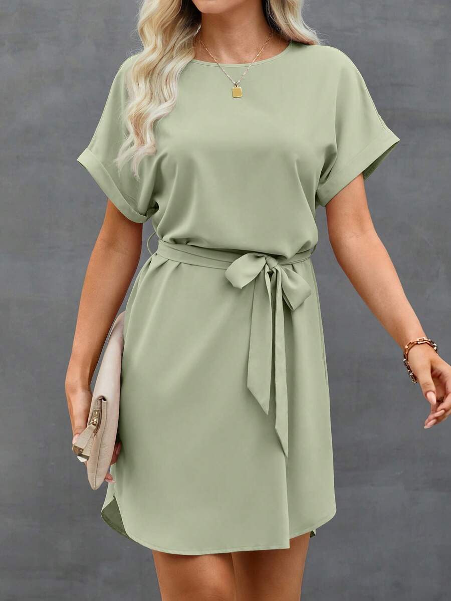 Vestido Laura Curto com Amarração