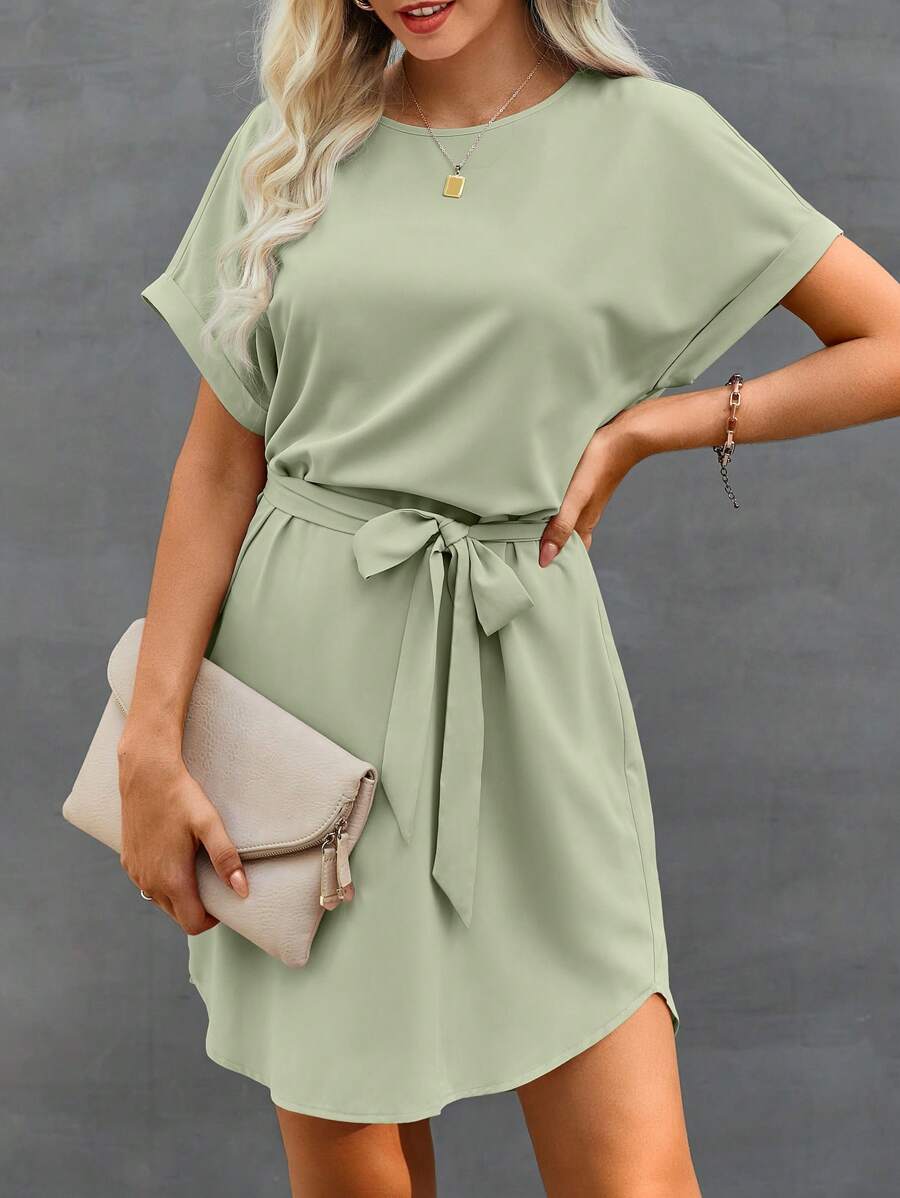 Vestido Laura Curto com Amarração