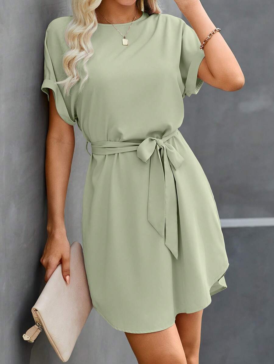 Vestido Laura Curto com Amarração