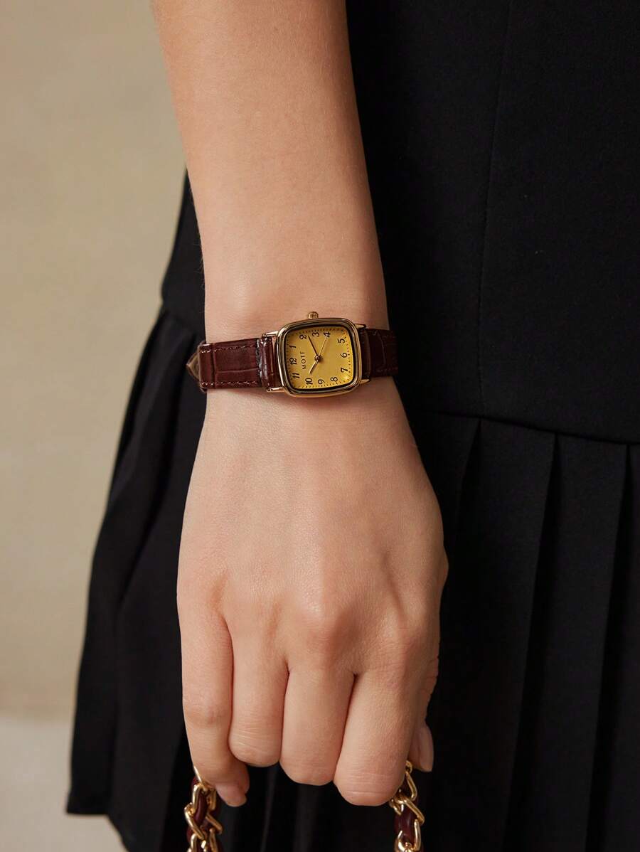Relógio Héritage Douré Vintage Banhado em Ouro 18K