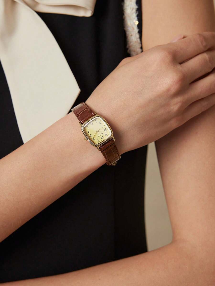 Relógio Héritage Douré Vintage Banhado em Ouro 18K
