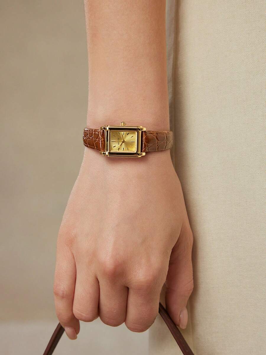 Relógio Lumière Carré Classic Banhado em Ouro 18K